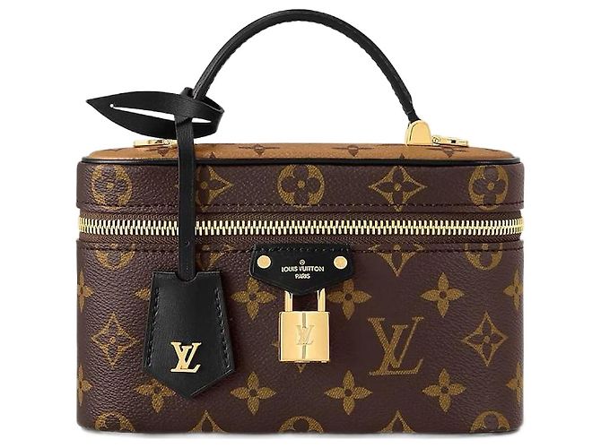 Louis Vuitton Pochette a catena Vanity LV nuova Marrone