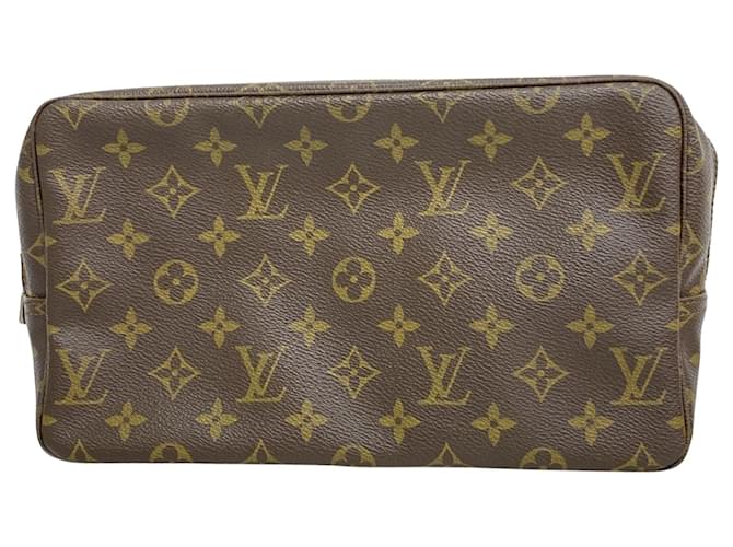 Louis Vuitton Trousse Toilette 28 Brown Cloth  ref.1945117