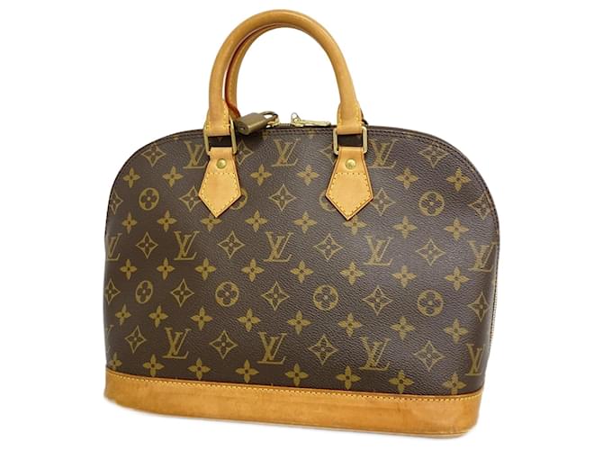 Louis Vuitton Alma Brown Cloth  ref.1945132