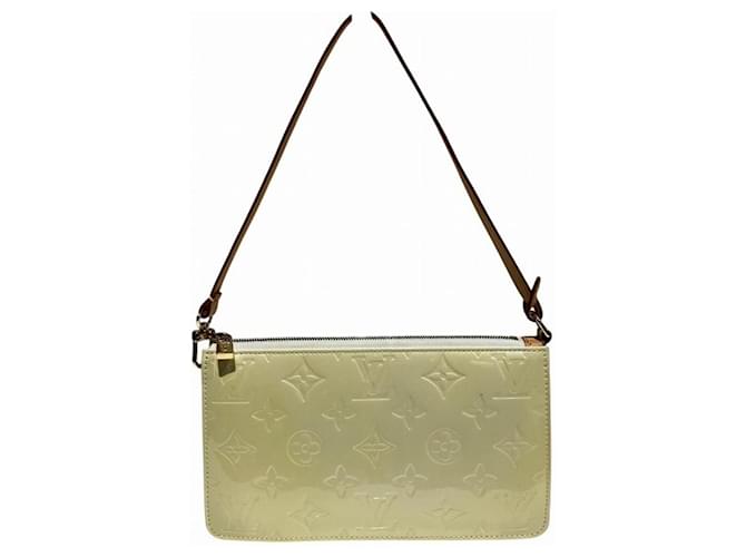 Louis Vuitton Lexington Bege Couro envernizado  ref.1945451