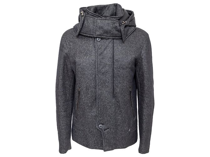 Giacca con zip Emporio Armani Grigio