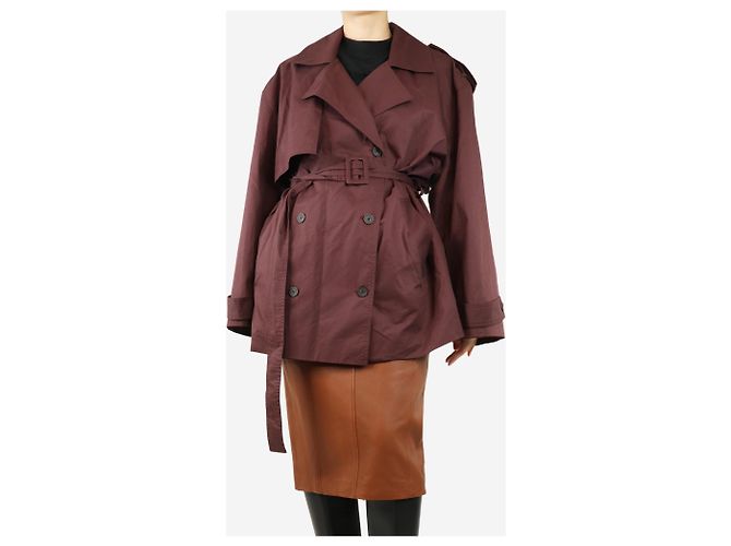 Autre Marque Gabardina Gaia granate - One size