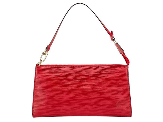 Pochette Accessoire Louis Vuitton Vermelho Couro  ref.1947302
