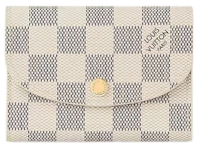 Louis Vuitton LV Rosalie damier azur wallet new Beige