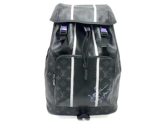 Louis Vuitton Zack Black Cloth  ref.1947775