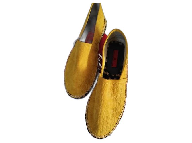 Carolina Herrera Espadrilles Mustard Leather