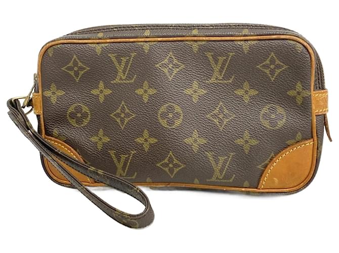 Louis Vuitton Marly Dragonne Marrom Lona  ref.1948251