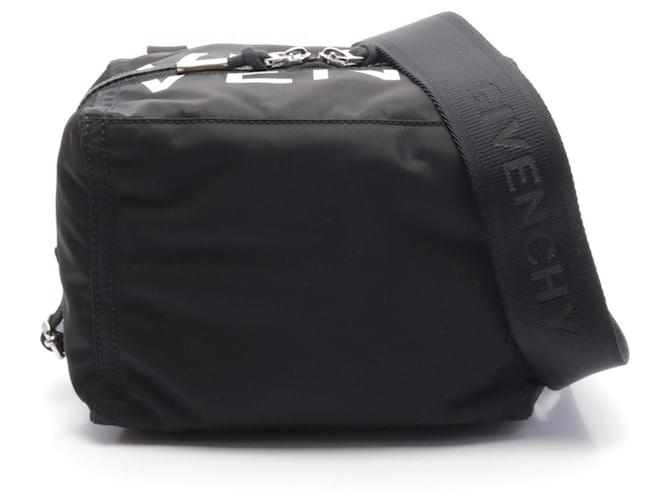 Givenchy Small Shoulder Bag Black Leather Nylon  ref.1948664