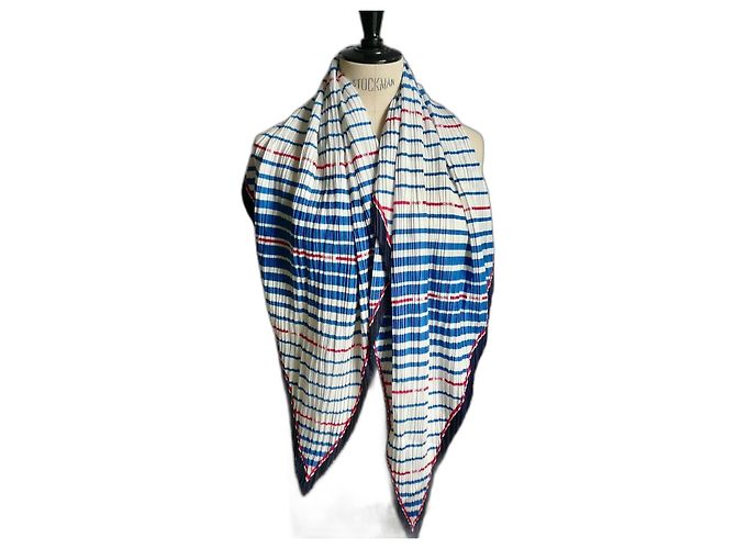 CHANEL Lenço de Seda Dobrada TBE RARO Multicor