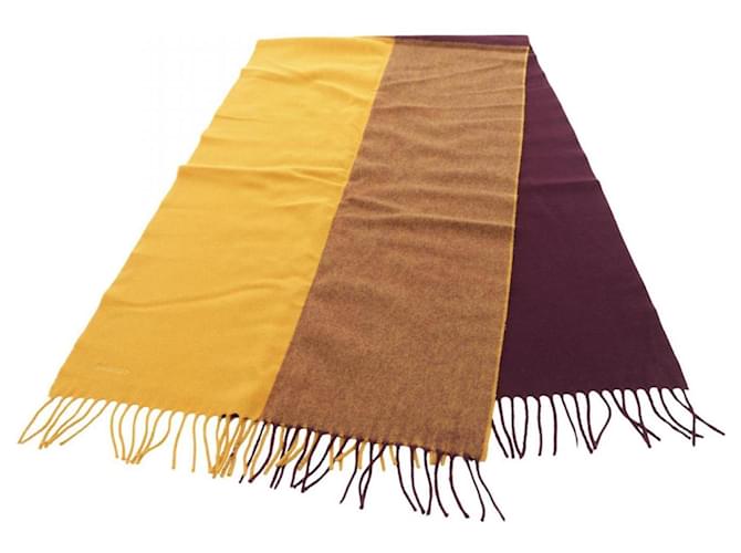 Hermès Écharpe en cachemire Hermes en marron et violet  ref.1948822
