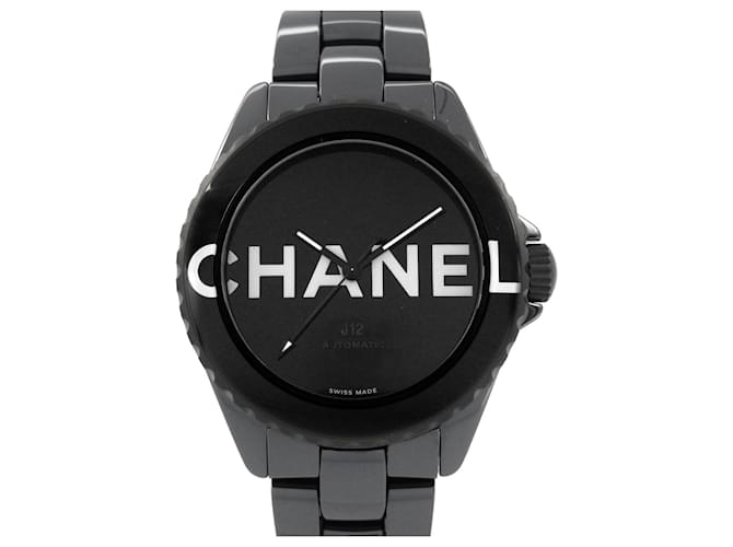 Chanel J12 Wanted Men's Black Ceramic Watch  ref.1948884