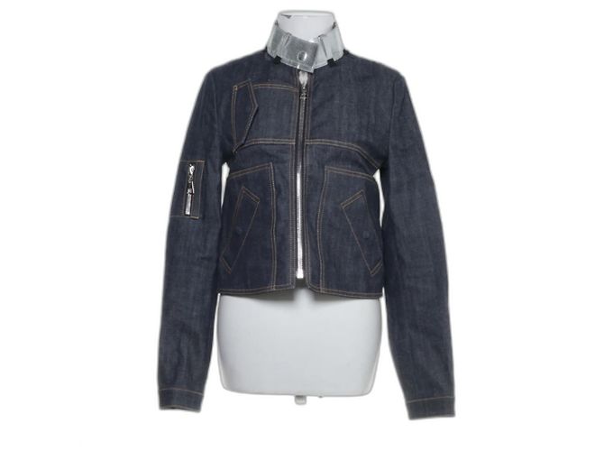 Louis Vuitton Denim-Jacke Größe FR 38 Perfekter Zustand Blau