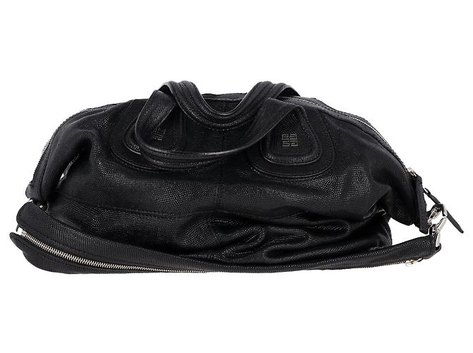 Borsa a mano Givenchy Nightingale in pelle nera Nero