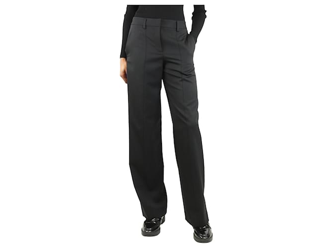 Autre Marque Black wool trousers - size UK 6  ref.1949147