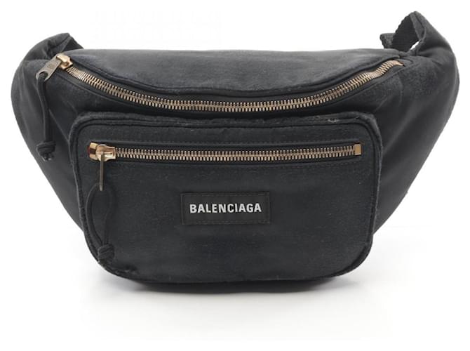 Everyday Balenciaga Explorer Belt Bag Black Nylon  ref.1949398
