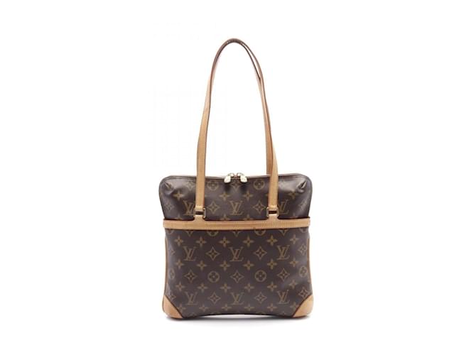 Louis Vuitton Cousin GM Shoulder Bag Brown Monogram Leather Cloth  ref.1949477