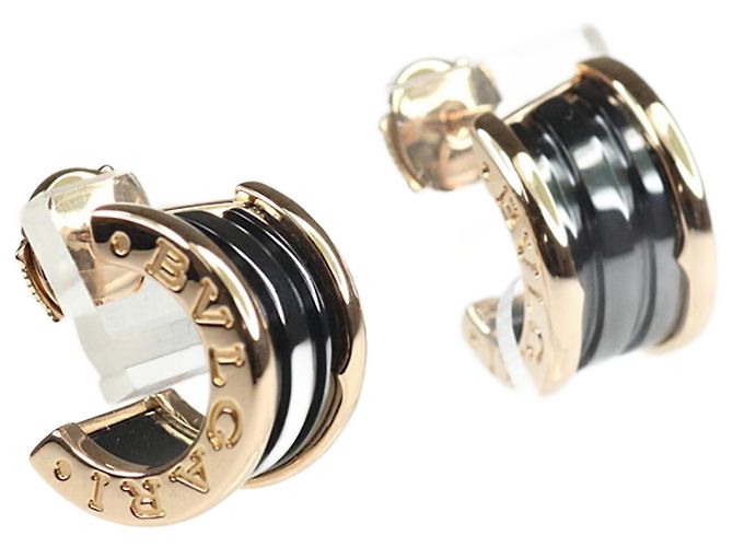 Bulgari Orecchini Bvlgari B.Zero1 Clip Nero D'oro 