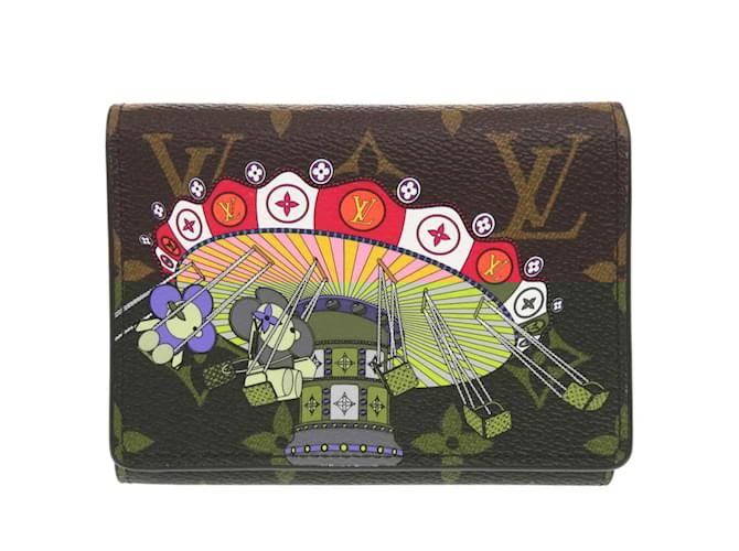 Louis Vuitton Portefeuille Victorine Vivienne Monogram Wallet Brown Patent leather  ref.1949905