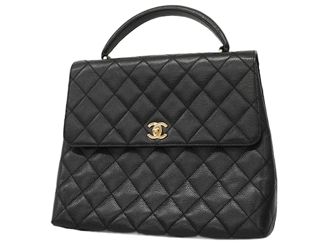 Chanel Coco Handle Black Leather  ref.1950010