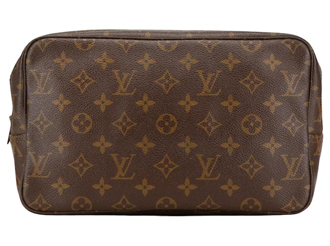 Louis Vuitton Trousse Toilette 28 Brown Cloth  ref.1950020