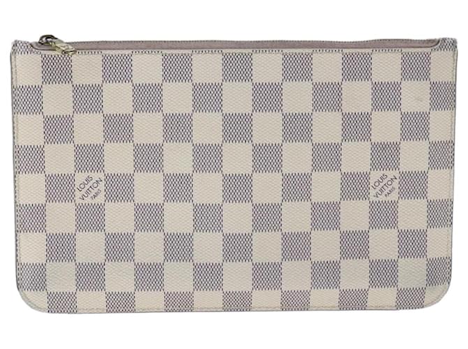 Louis Vuitton Neverfull pouch White Cloth  ref.1950039
