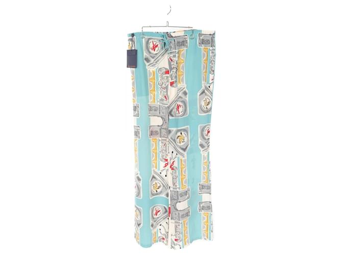 Louis Vuitton Printed Pajama Pants Silk Pants  ref.1950363