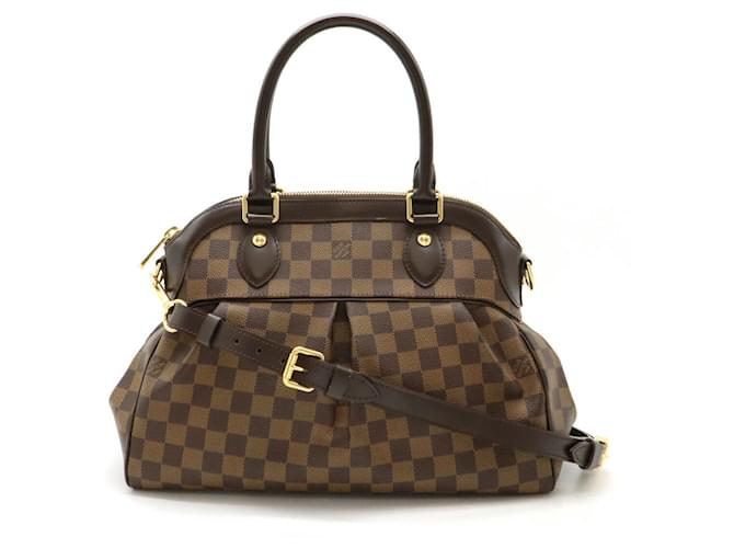 Louis Vuitton Damier Trevi PM 2way bag N51997 Brown Cloth  ref.1951489
