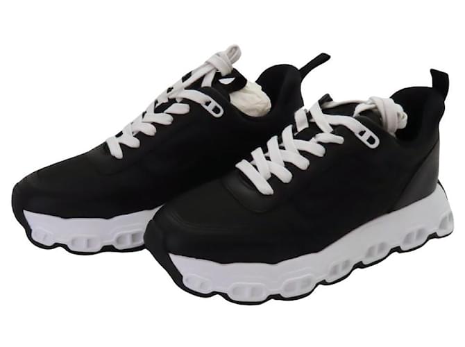 Hermès Hermes Impulse Sneakers Fabric Leather Black  ref.1951536