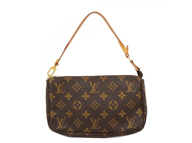 Pochette Acessórios Monograma Louis Vuitton Marrom  ref.1952599