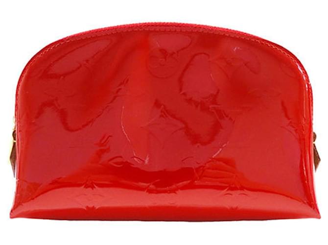 Louis Vuitton Cosmetic Pouch Red Patent leather  ref.1952686