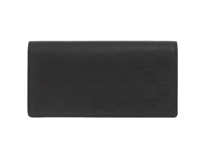 Louis Vuitton Portefeuille Brazza Damier N63010 Infini Black Long Wallet Damier ebene Cloth  ref.1952797