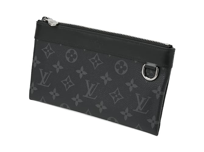Louis Vuitton Pochette Discovery PM Pouch Black Cloth  ref.1952886