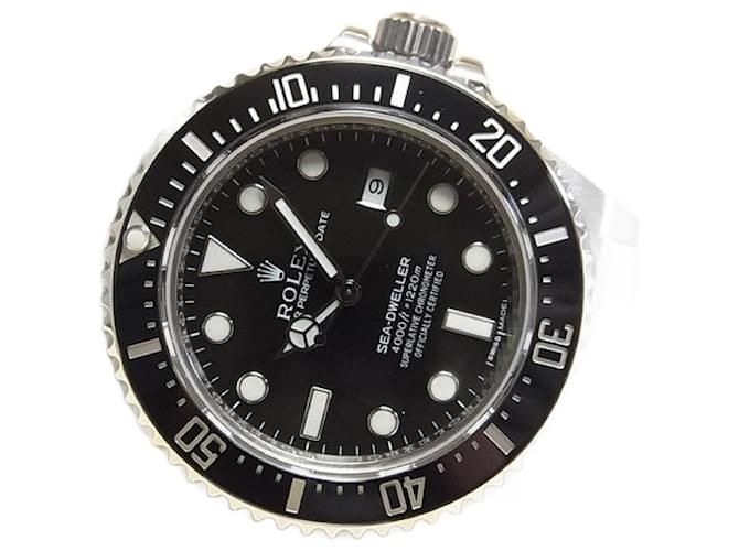 ROLEX Sea-Dweller4000 satin finish buckle 116600 '17 purchased Genuine goods Mens Silvery Steel  ref.1953380