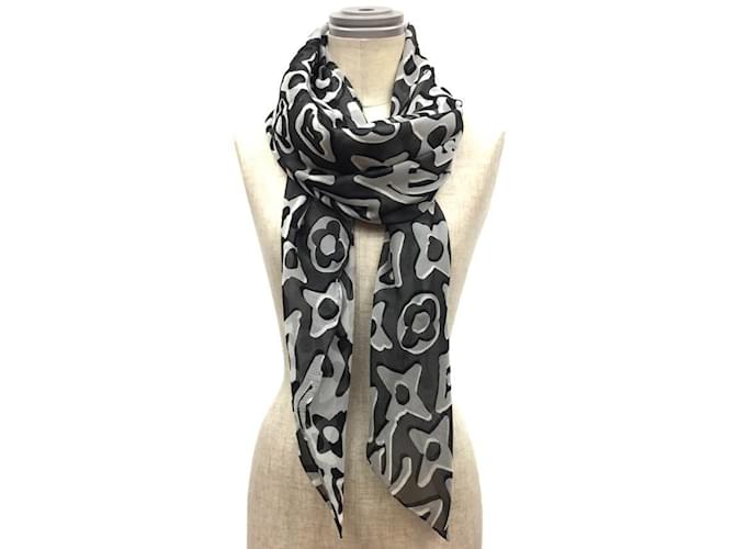 Louis Vuitton Monogram Stole Brown Black White Patent leather  ref.1953634