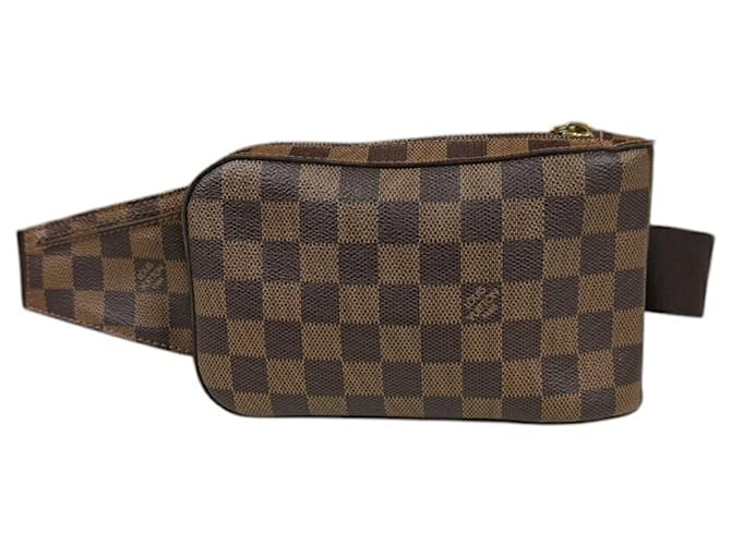 Louis Vuitton Geronimos Damier Body Bag Brown Cloth  ref.1953846