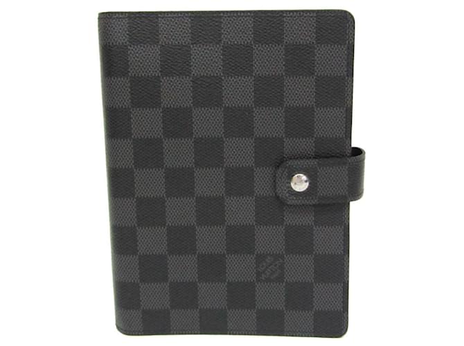 Louis Vuitton Damier Graphite A6 Planner Cover Damier ebene Cloth  ref.1954382
