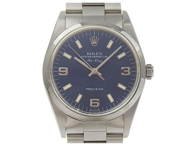 Rolex Air King U-Serial 14000 Blue Dial Automatic Wristwatch  ref.1954415