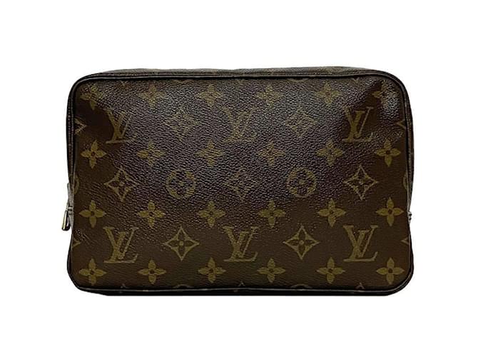 Pochete Monograma Marrom Louis Vuitton Couro envernizado  ref.1954500