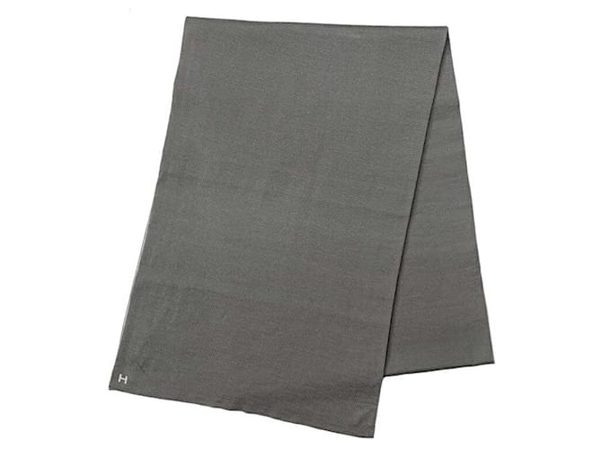 Hermès a volé Alle Retour en gris Soie Cachemire Marron  ref.1954511