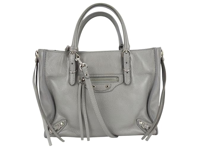 Balenciaga City Silvery Leather  ref.1954806