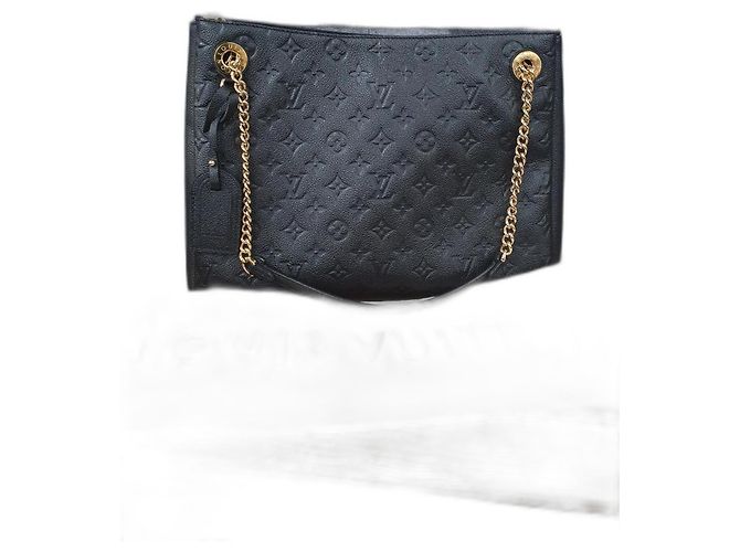 Louis Vuitton Surene MM Empreinte Cuir Ensemble Complet Noir