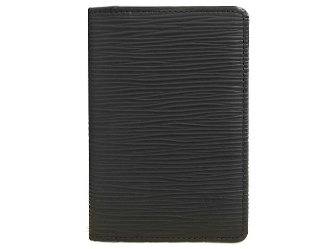 Louis Vuitton Epi Organizer de Poche Card Case M63582 Black