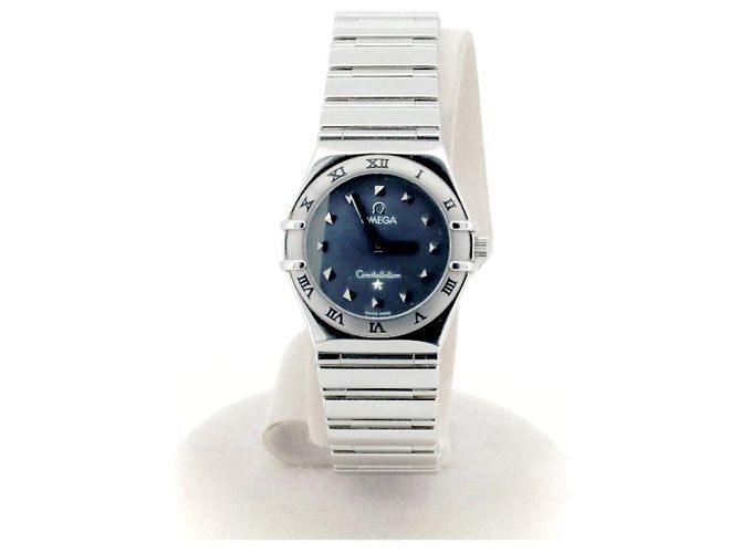 Omega Constellation Mini Acier Inoxydable Gris