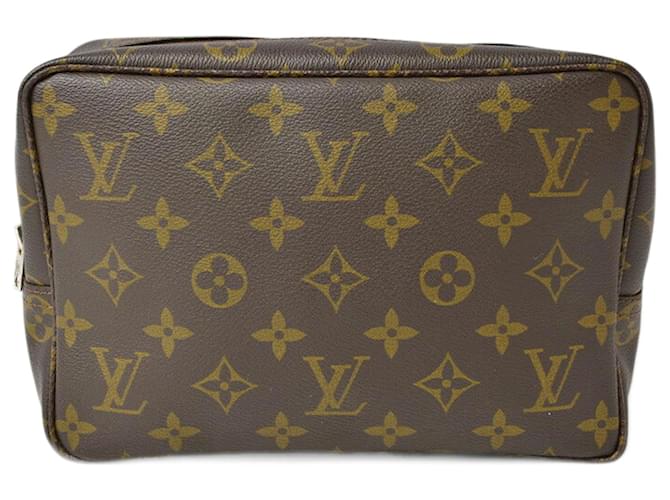 Louis Vuitton Toiletry Pouch M47524 Vintage Brown Cloth  ref.1955438