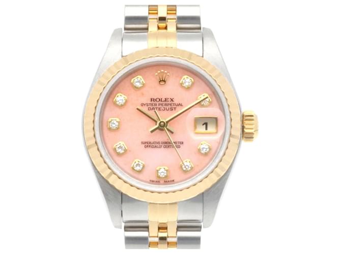 Rolex Datejust Oyster Perpetual Watch Silvery Golden  ref.1955935
