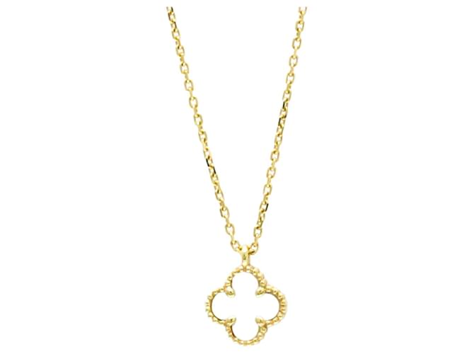 Van Cleef & Arpels Sweet Alhambra Pendant Necklace Golden Yellow gold  ref.1956094