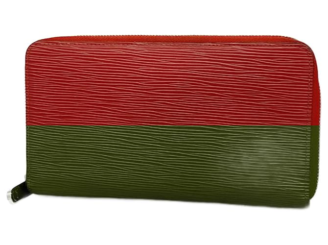 Louis Vuitton Zippy organizer Red Leather  ref.1956347
