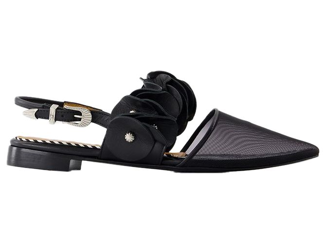 Slingbacks Aj1398 - Toga Pulla - Couro - Preto