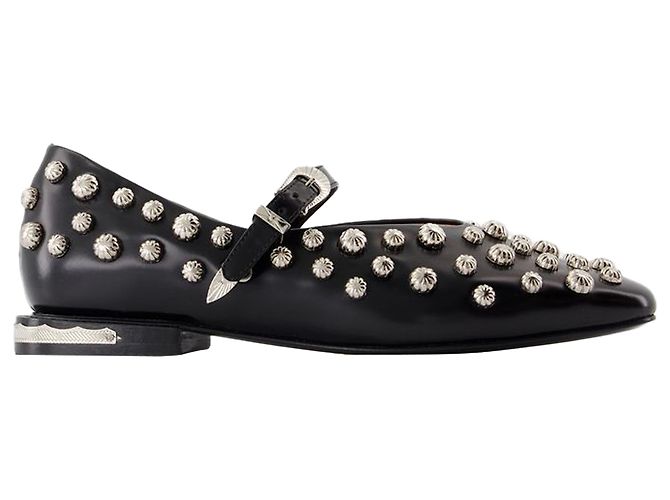 Aj1374 Sapatilhas - Toga Pulla - Couro - Preto