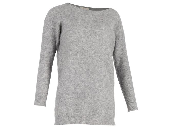 Gestrickter Pullover aus grauer Wolle von Acne Studios 